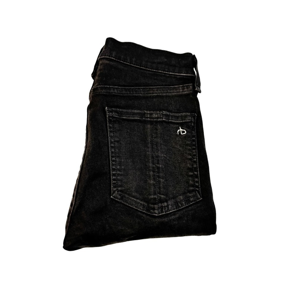 Rag & Bone High Rise Ankle Skinny Tuxedo Stripe Denim Jeans Size 24